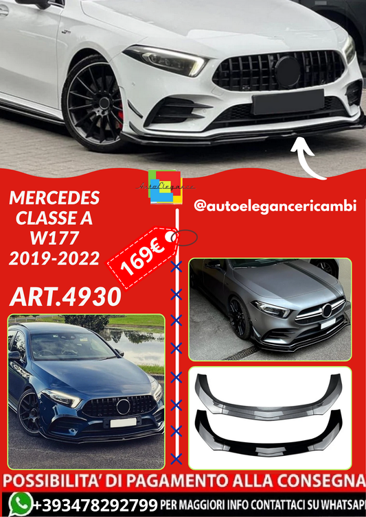 ART.4930 SPLITTER MERCEDES CLASSE A  W177 2019-2022