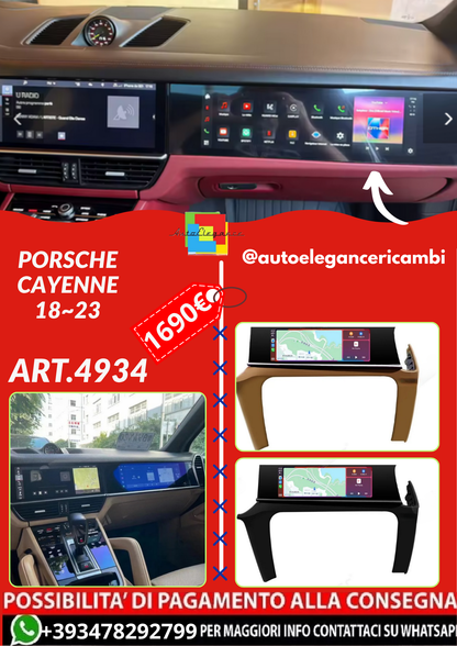 ART.4934 Monitor sedile passeggeroSistema di intrattenimento  Porsche Cayenn
