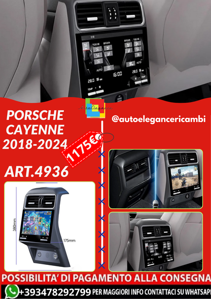 ART.4936 Pannello di controllo del condizionatore Porsche Cayenne 2018-2024