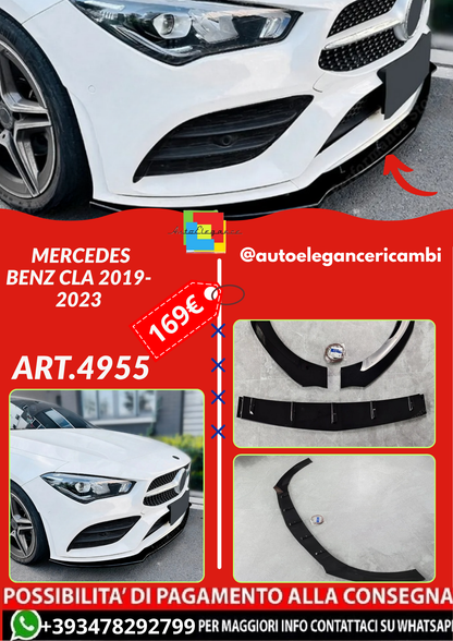 ART.4955  SPLITTER   Mercedes Benz CLA 2019-2023