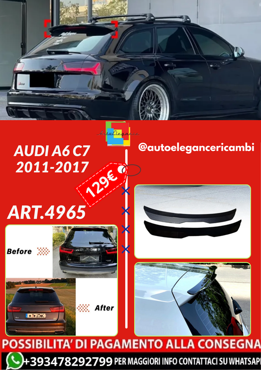 ART.4965  SPOILER Audi A6 C7 2011-2017