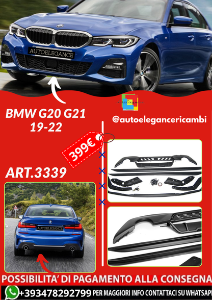 ART.3339 BODY KIT BLACK PERFORMANCE STYLE fits BMW G20 G21 19-22
