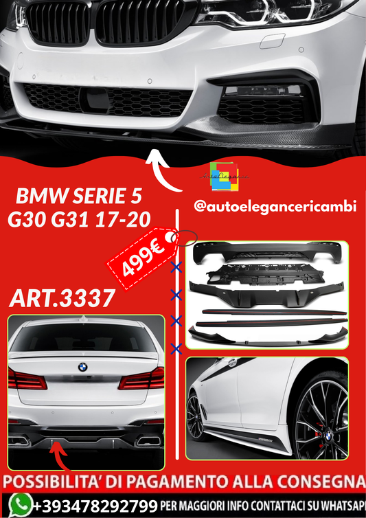 ART.3337 BODY KIT PERFORMANCE STYLE fits BMW SERIE 5 G30 G31 17-20