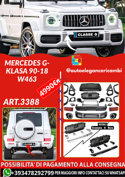 ART.3388 BODY KIT SPORT 464 LOOK fits MERCEDES G-KLASA 90-18 W463