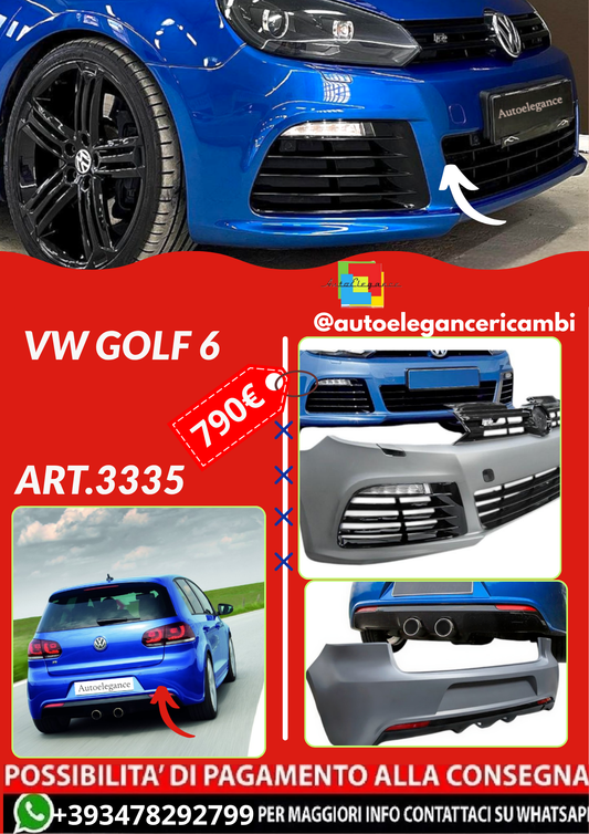 ART.3335 BODY KIT SPORT fits VW GOLF 6