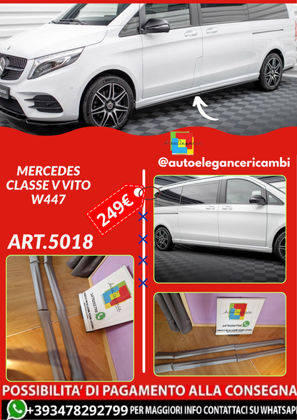 ART.5018 MINIGONNE MERCEDES CLASSE V VITO W447 GREZZO EXTRA LONG