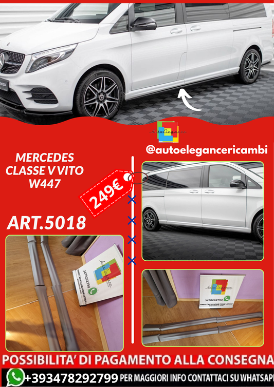 ART.5018 MINIGONNE MERCEDES CLASSE V VITO W447 GREZZO EXTRA LONG