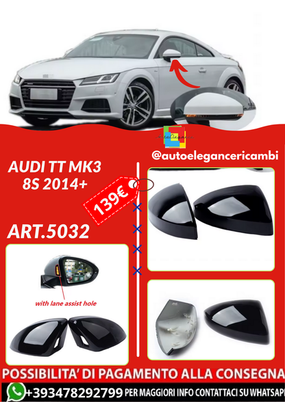 ART.5032 Coperchio dello specchio della retrovista Audi TT MK3 8S 2014+