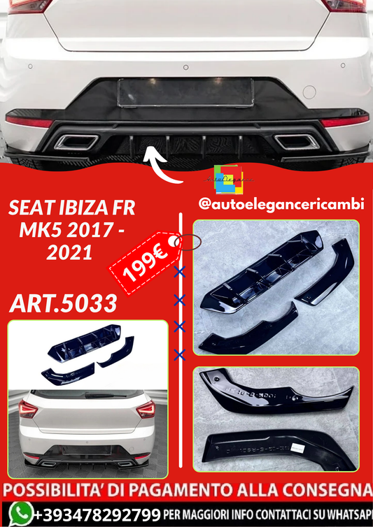 ART.5033  DIFFUSORI SEAT IBIZA FR  Mk5 2017 - 2021