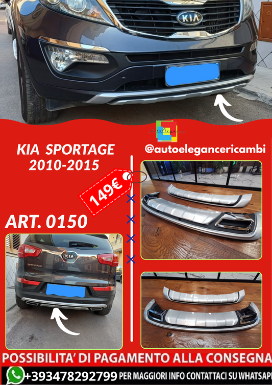 ART. 0150 BODYKIT KIA  SPORTAGE 2010-2015 ANTERIORE + POSTERIORE