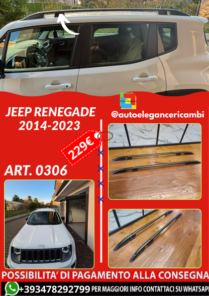 ART. 0306 MANCORRENTI JEEP RENEGADE 2014-2023 NERI