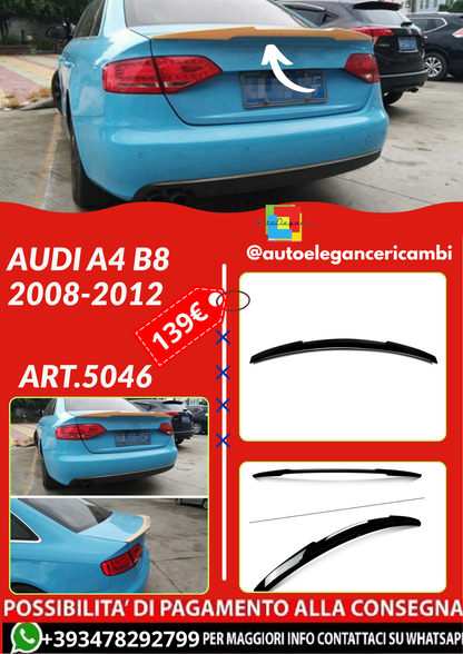 ART.5046 SPOILER AUDI A4 B8 2008-2012