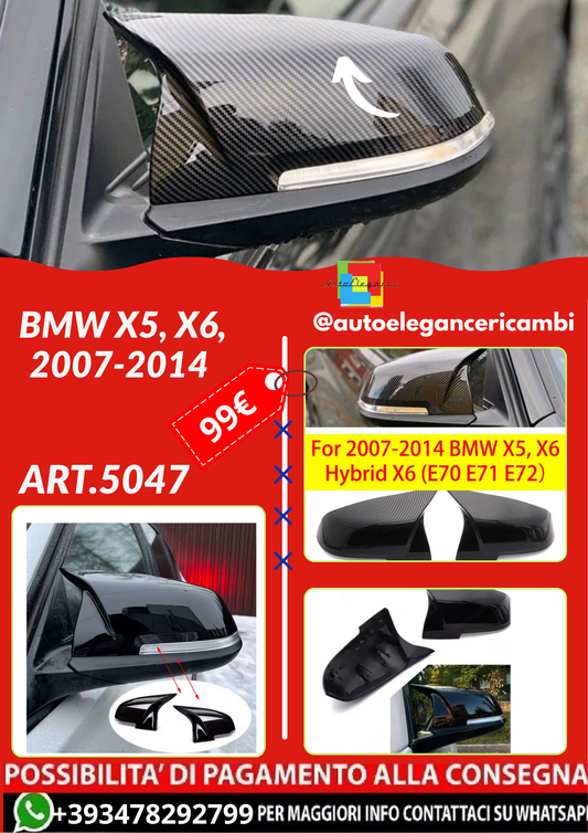 ART.5047  Copertura dello specchio laterale BMW X5, X6,  2007-2014