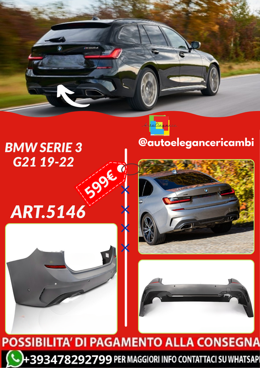 ART.5146 PARAURTI POSTERIORI BMW SERIE 3 G21 19-22