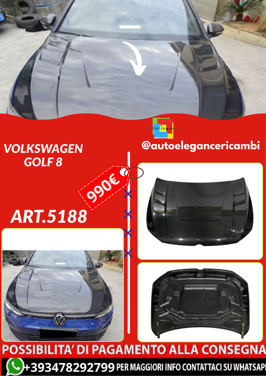 ART.5188  Cofano Carbonio Volkswagen Golf 8