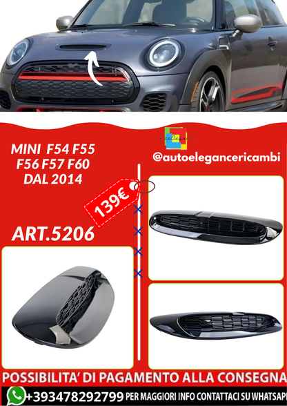 ART.5206  PRESA D'ARIA PER IL COFANO MINI  F54 F55 F56 F57 F60 dal 2014