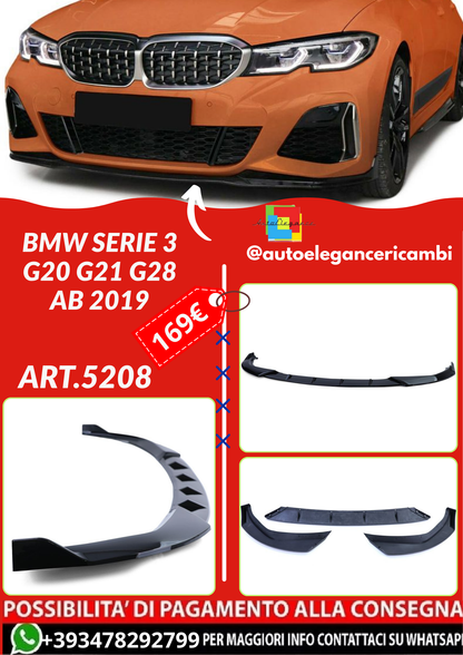 ART.5208  SPLITTER  BMW SERIE 3 G20 G21 G28 ab 2019