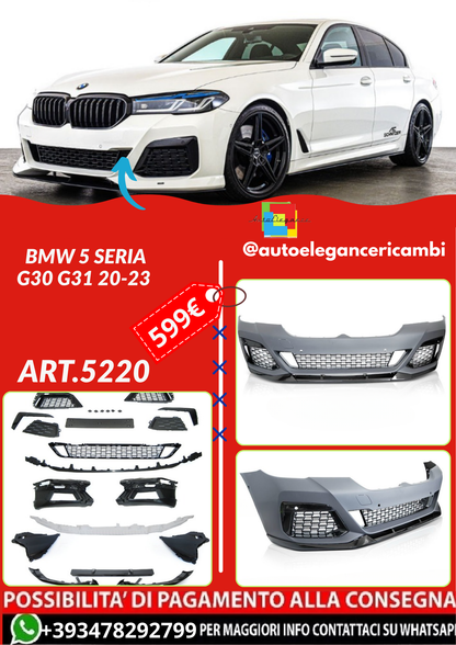 ART.5220 PARAURTI ANTERIORI BMW 5 SERIA G30 G31 20-23