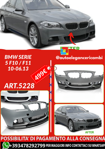 ART.5228   PARAURTI ANTERIORI BMW SERIE 5 F10 / F11 10-06.13