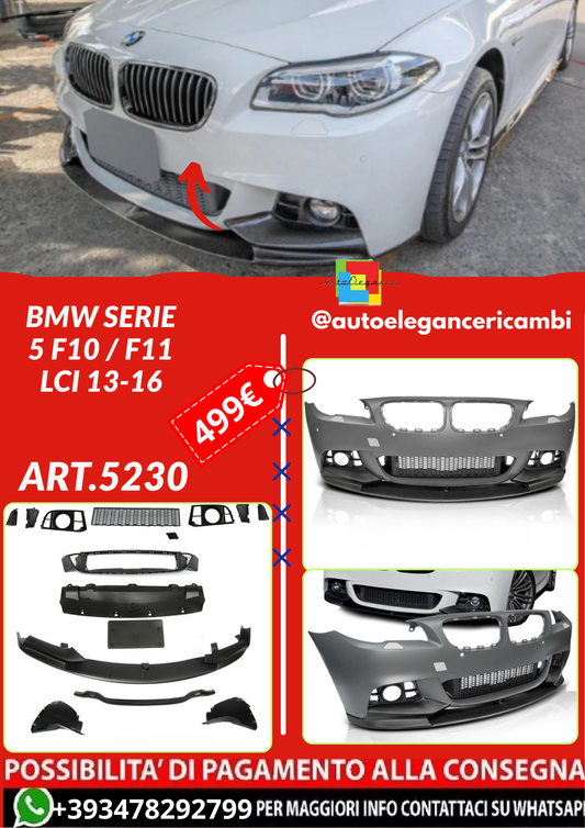ART.5230 PARAURTI ANTERIORI BMW SERIE 5 F10 / F11 LCI 13-16