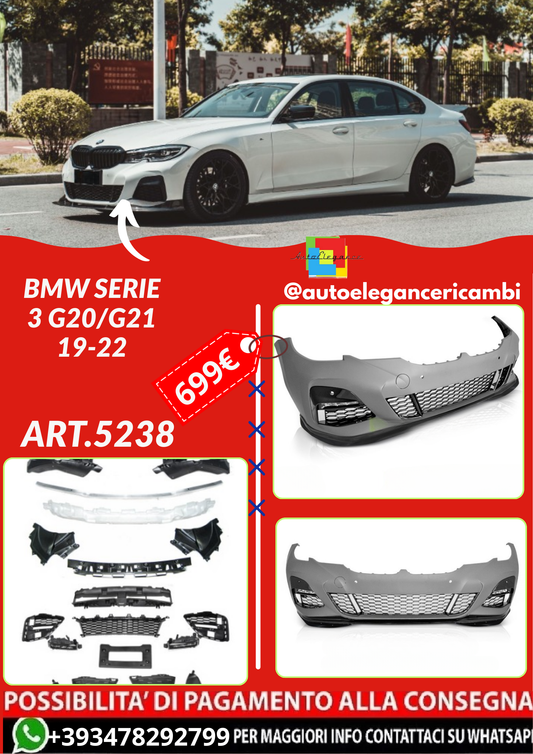 ART.5238 PARAURTI ANTERIORI BMW SERIE 3 G20/G21 19-22