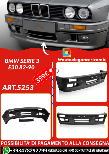 ART.5253 PARAURTI ANTERIORI BMW SERIE 3 E30 82-90