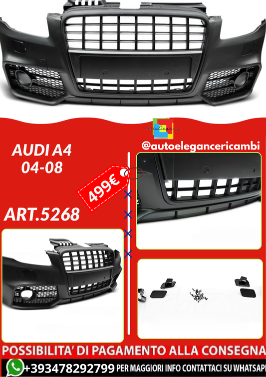 ART.5268  PARAURTI  ANTERIORI  AUDI A4 04-08