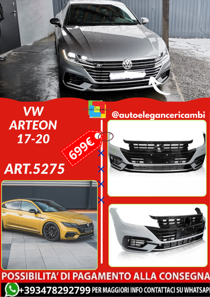 ART.5275 PARAURTI ANTERIORI VW ARTEON 17-20