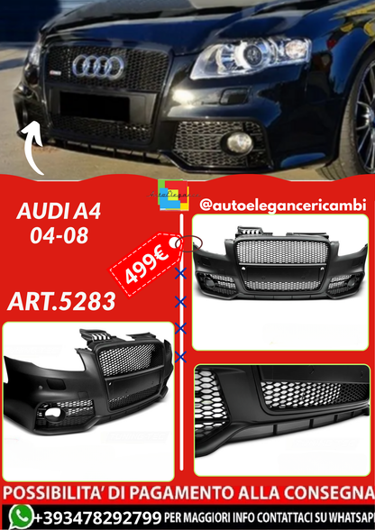 ART.5283 PARAURTI ANTERIORI  AUDI A4 04-08