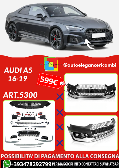 ART.5300 PARAURTI ANTERIORI AUDI A5 16-19
