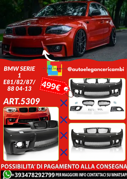 ART.5309  PARAURTI ANTERIORI BMW SERIE 1 E81/82/87/88 04-13