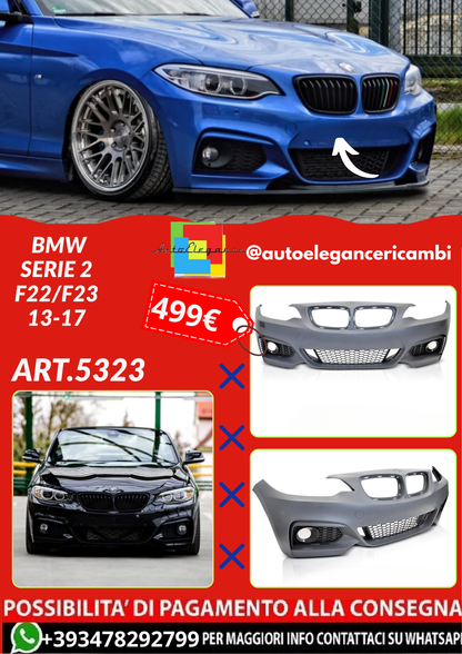 ART.5323 PARAURTI  ANTERIORI BMW SERIE 2 F22/F23 13-17
