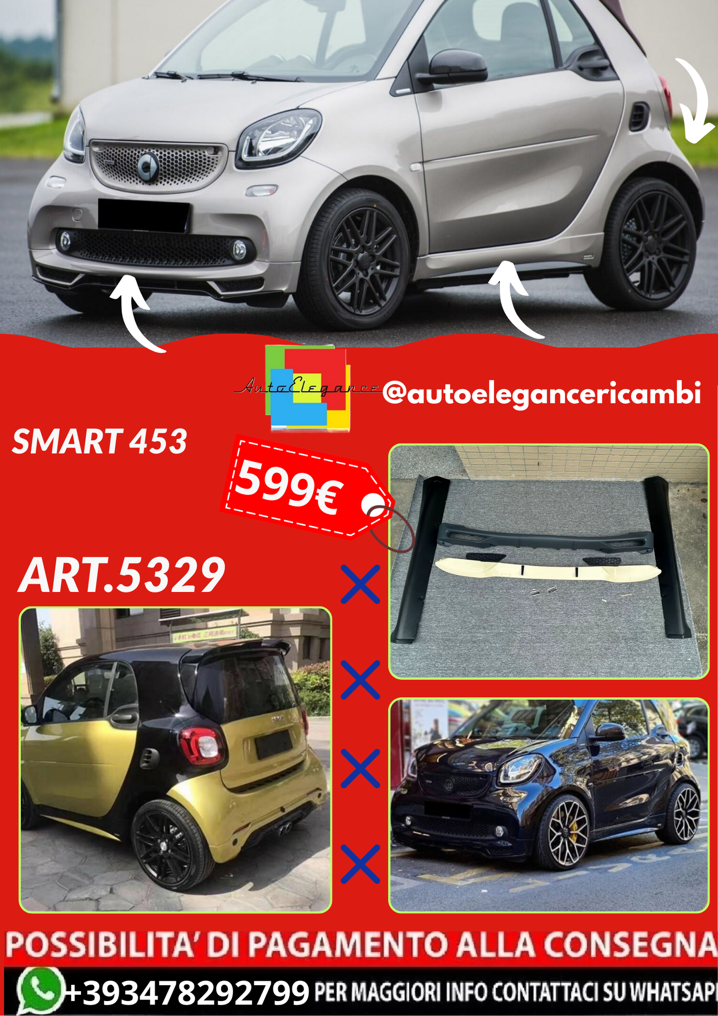 ART.5329  BODYKIT  SMART 453 2015-2024