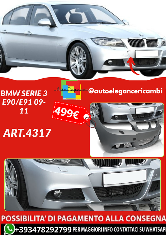 ART.4317 PARAURTI ANTERIORI BMW SERIE 3 E90/E91 09-11