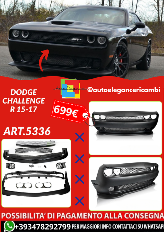 ART.5336 PARAURTI ANTERIORI  DODGE CHALLENGER 15-17