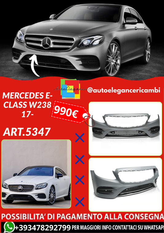 ART.5347 PARAURTI ANTERIORI MERCEDES E-CLASS W238 17-