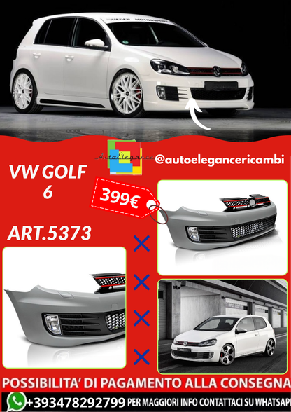 ART.5373 PARAURTI ANTERIORI VW GOLF 6