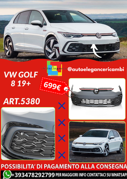 ART.5380  PARAURTI ANTERIORI VW GOLF 8 19+