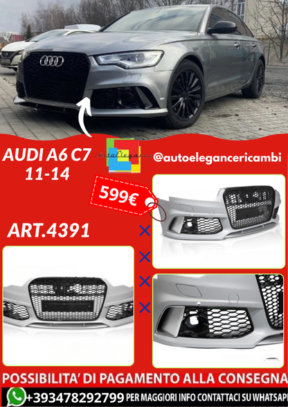 ART.4391 PARAURTI ANTERIORI  AUDI A6 C7 11-14