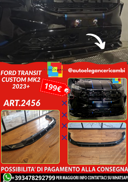 ART.2456 SPLITTER FORD TRANSIT CUSTOM MK2 2023+