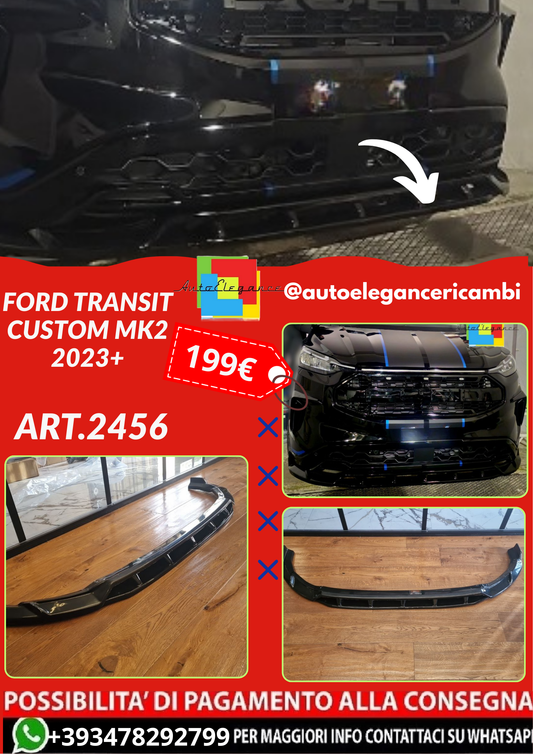 ART.2456 SPLITTER FORD TRANSIT CUSTOM MK2 2023+