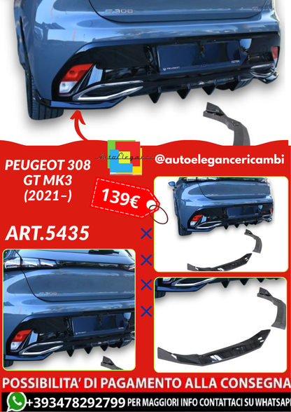 ART.5435 FLAPS POSTERIORI  Peugeot 308 GT Mk3 (2021–)