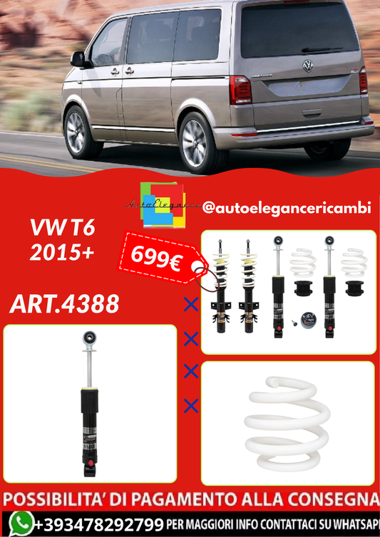 Art.4388 Kit assetto sportivo NJT eXtrem adatto per VW T6 2015+ incl.