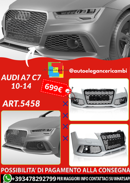 ART.5458 PARAURTI  ANTERIORI AUDI A7 C7 10-14