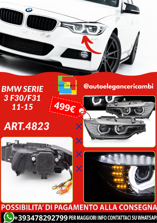 ART.4823 FARI ANTERIORI BMW SERIE 3 F30/F31 11-15
