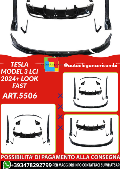 ART.5506     BODYKIT Tesla Model 3 LCI 2024+ Look Fast