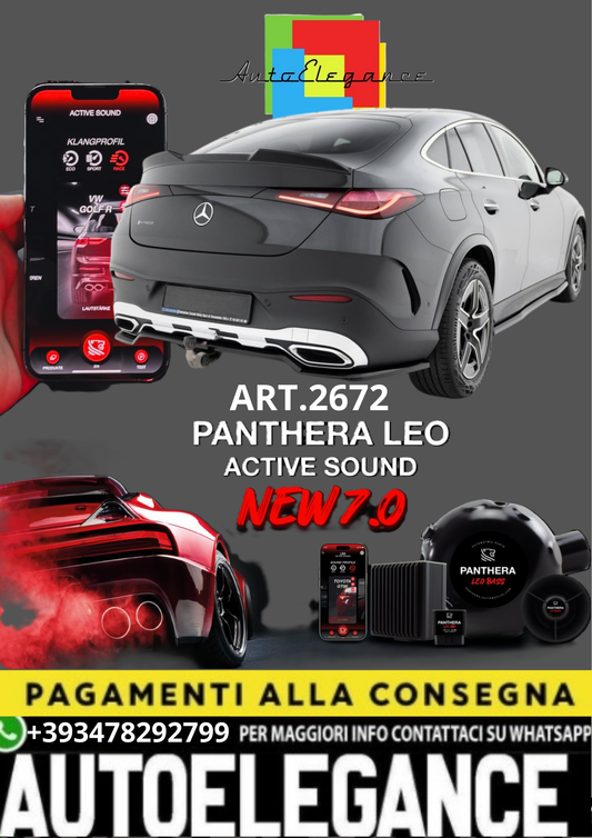 💥💣 ART.2672 PANTHERA SOUND SYSTEM ADATTO PER MERCEDES-BENZ GLC C254 AMG 💣💥