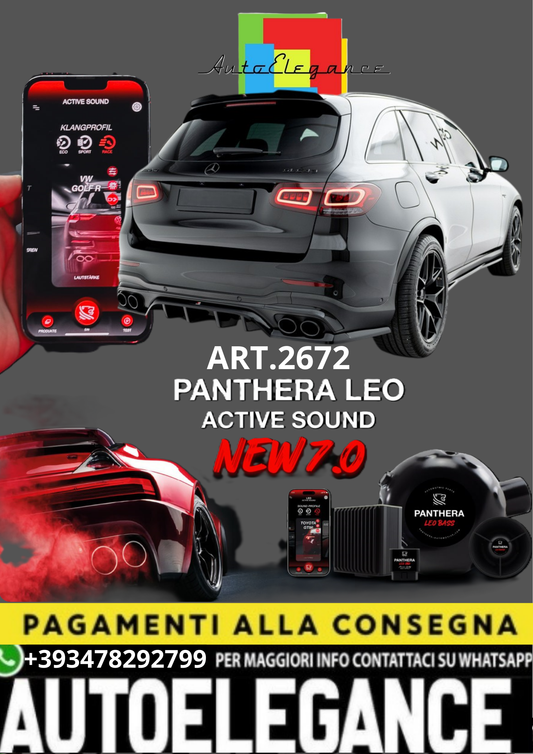 💥💣 ART.2672 PANTHERA SOUND SYSTEM ADATTO PER MERCEDES-BENZ GLC X253 /43 AMG 💣💥