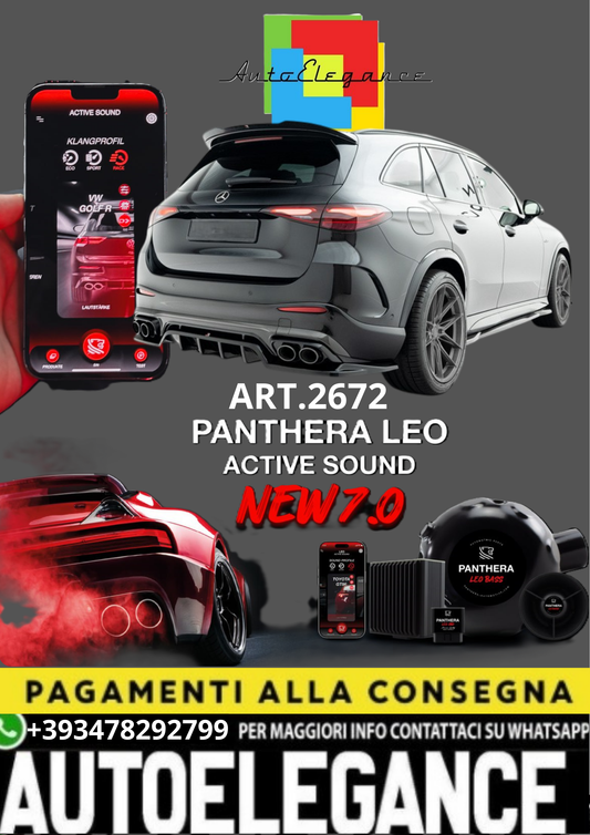 💥💣 ART.2672 PANTHERA SOUND SYSTEM ADATTO PER MERCEDES-BENZ GLC X254 /43 AMG 💣💥