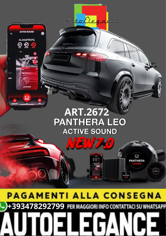💥💣 ART.2672 PANTHERA SOUND SYSTEM ADATTO PER MERCEDES-BENZ GLS X167 AMG💣💥